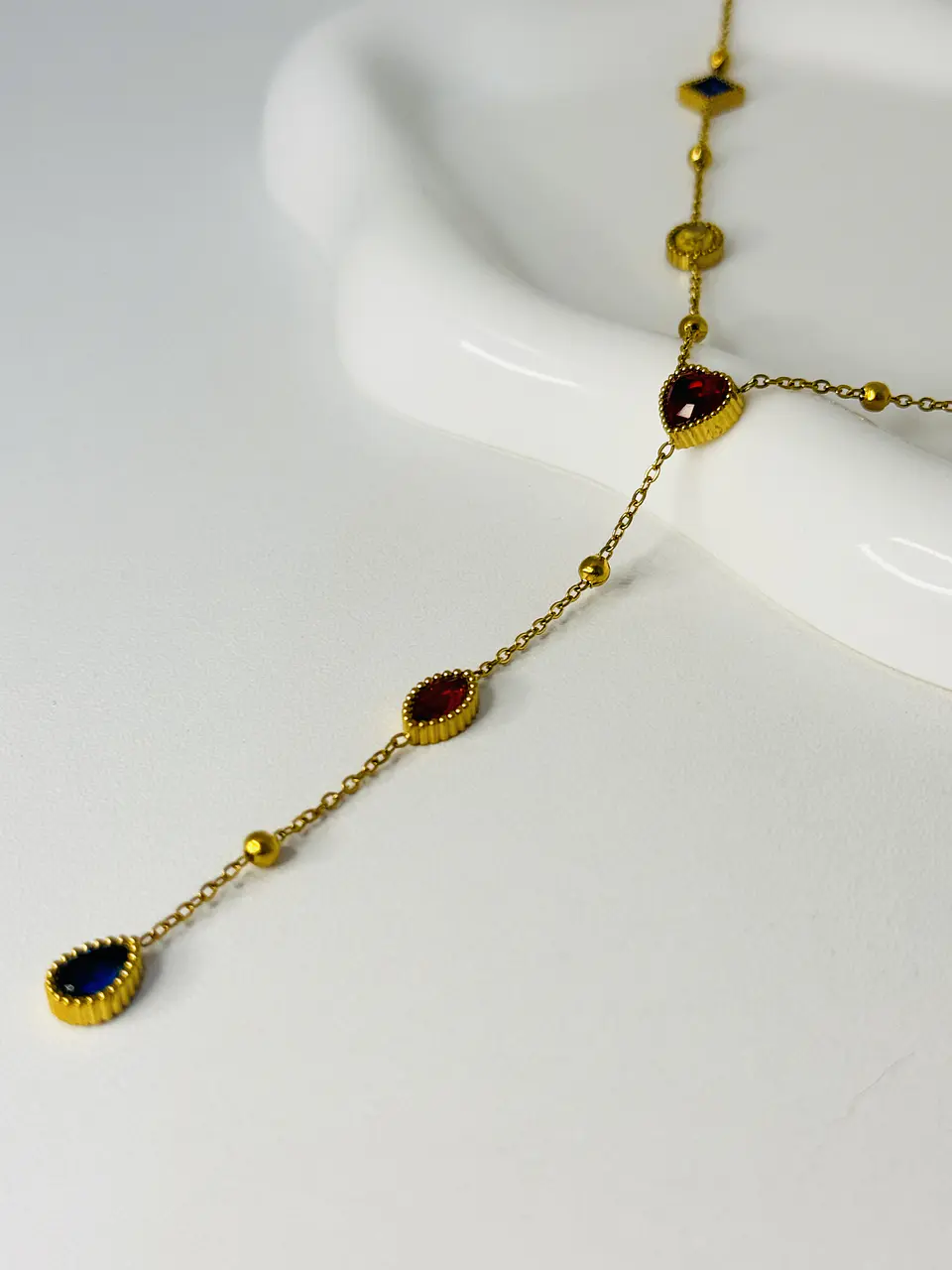 Collar Corbatero Multicolores en Acero Inoxidable 7