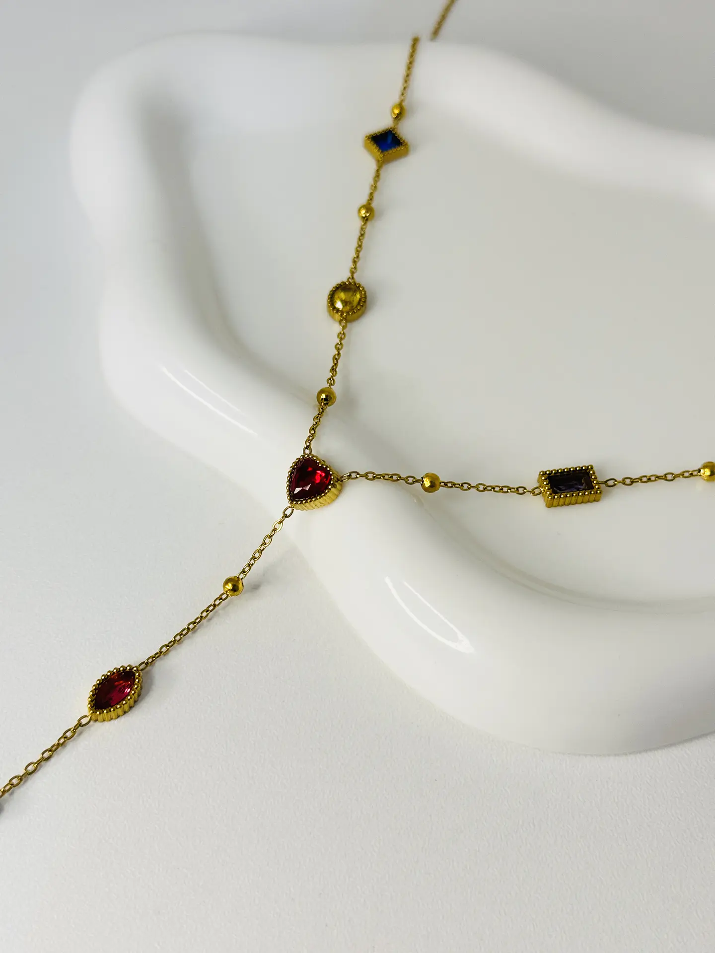 Collar Corbatero Multicolores en Acero Inoxidable 3