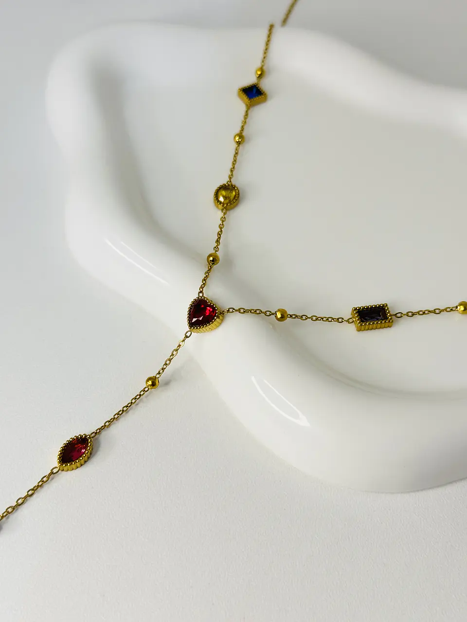 Collar Corbatero Multicolores en Acero Inoxidable 3