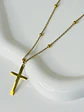 Collar Cruz  en Acero Inoxidable - Miniatura 4
