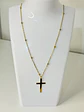 Collar Cruz  en Acero Inoxidable - Miniatura 2