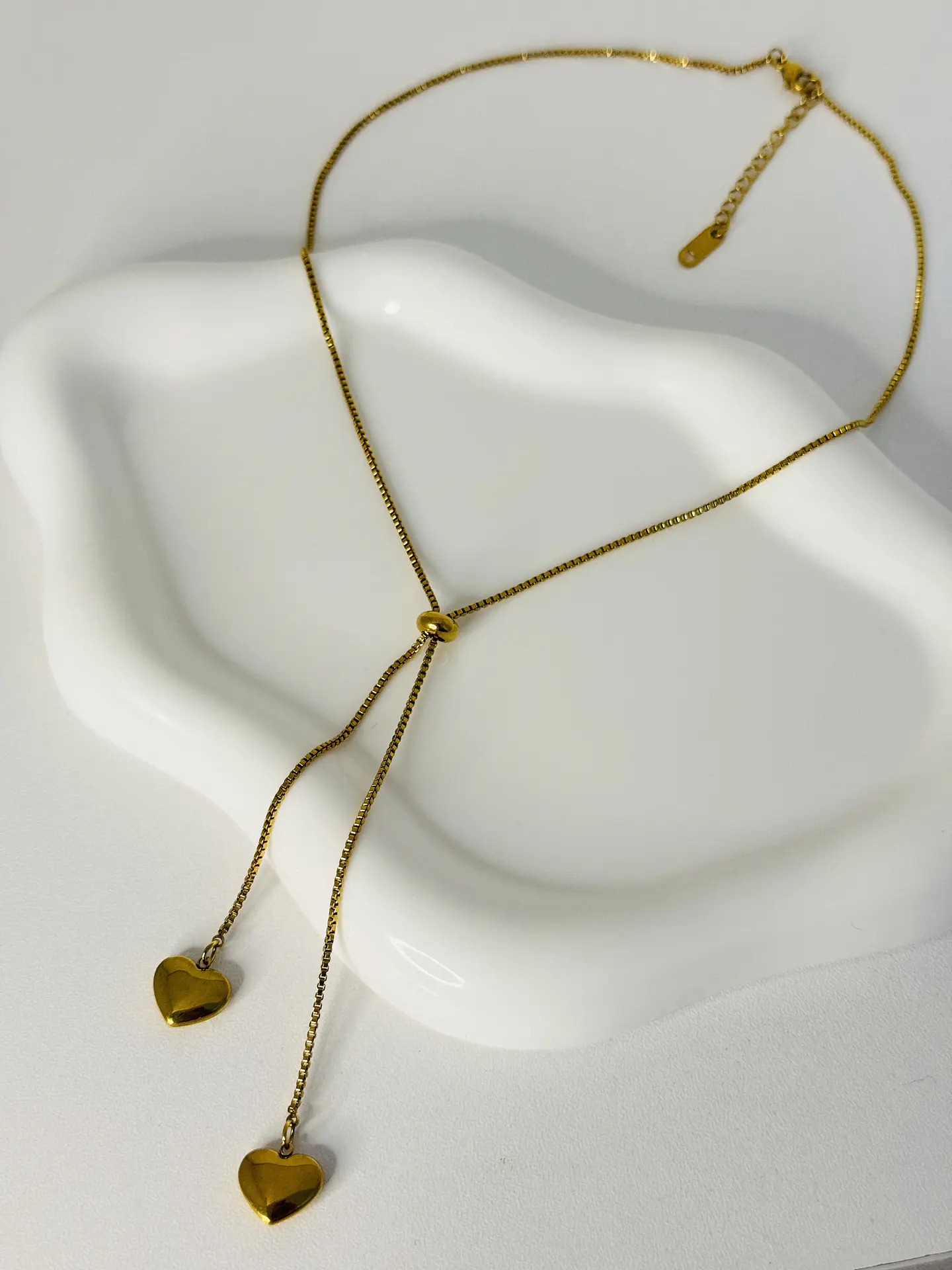 Collar Corbatero Deslizable Corazones 3