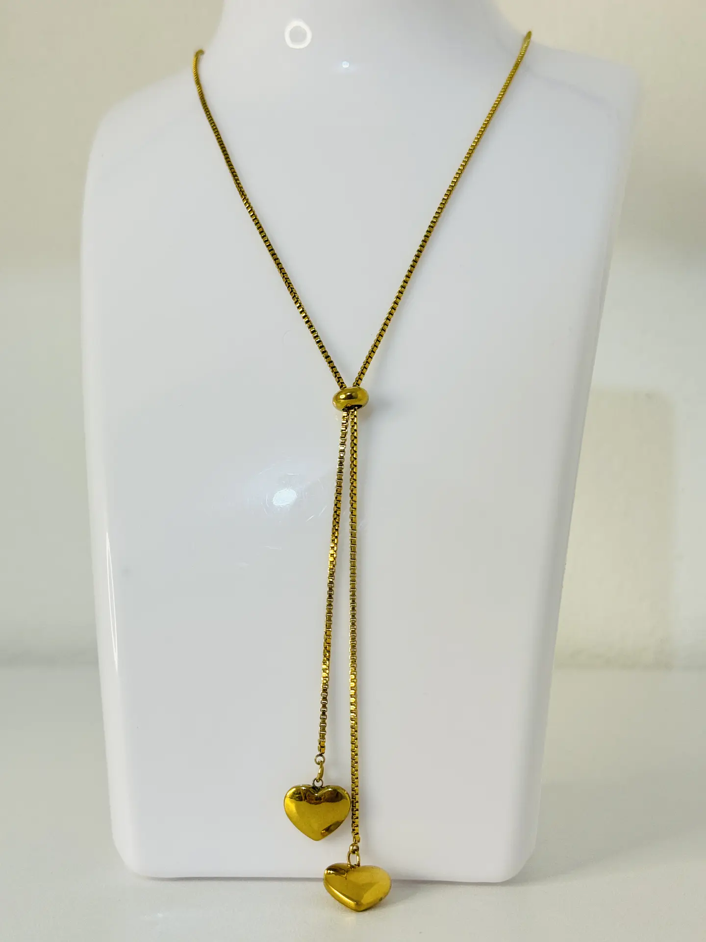 Collar Corbatero Deslizable Corazones 2