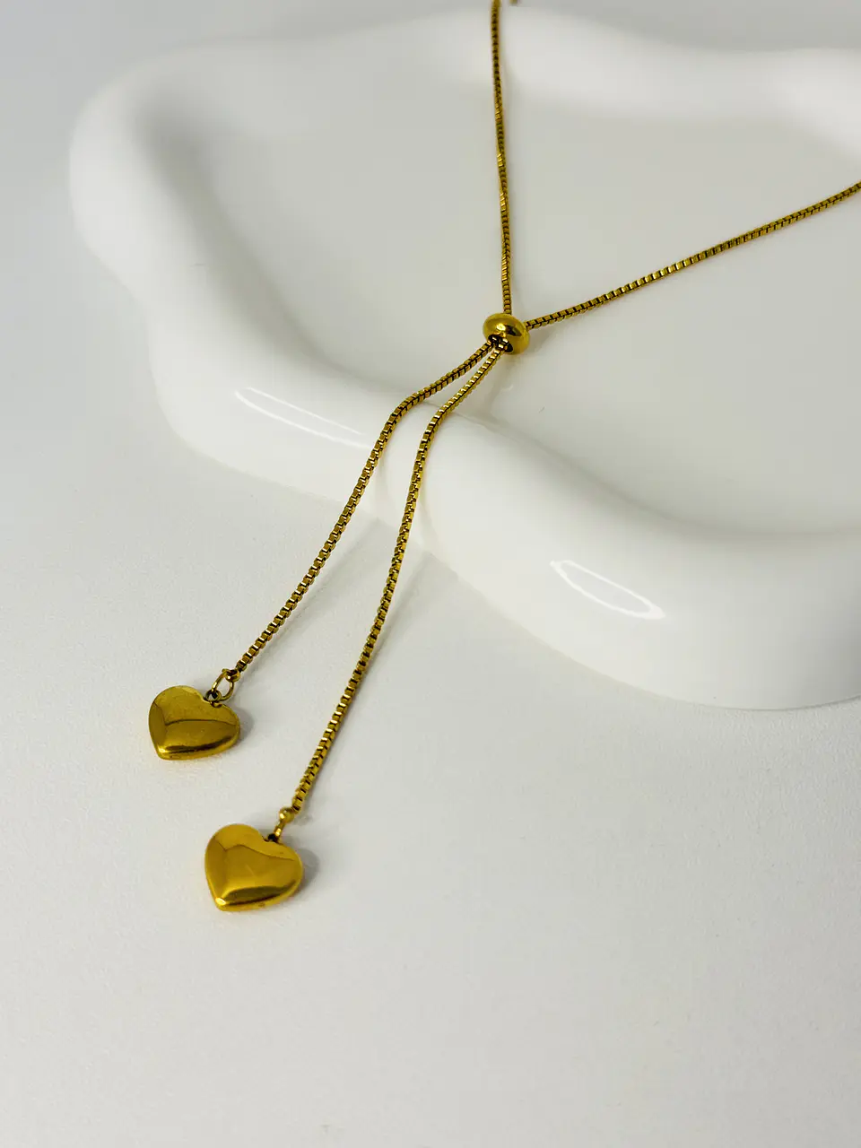 Collar Corbatero Deslizable Corazones 4