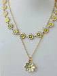 Collar de Doble Capa Margaritas - Miniatura 4