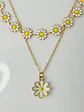 Collar de Doble Capa Margaritas - Miniatura 2