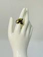 Anillo Corazón Ajustable en Acero  - Miniatura 2