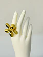 Maxi Anillo Flor XL en Acero  - Miniatura 3