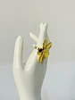 Maxi Anillo Flor XL en Acero  - Miniatura 4
