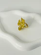 Maxi Anillo Flor Texturizada en Acero  - Miniatura 3