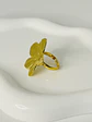 Anillo Flor grabados en Acero  - Miniatura 3
