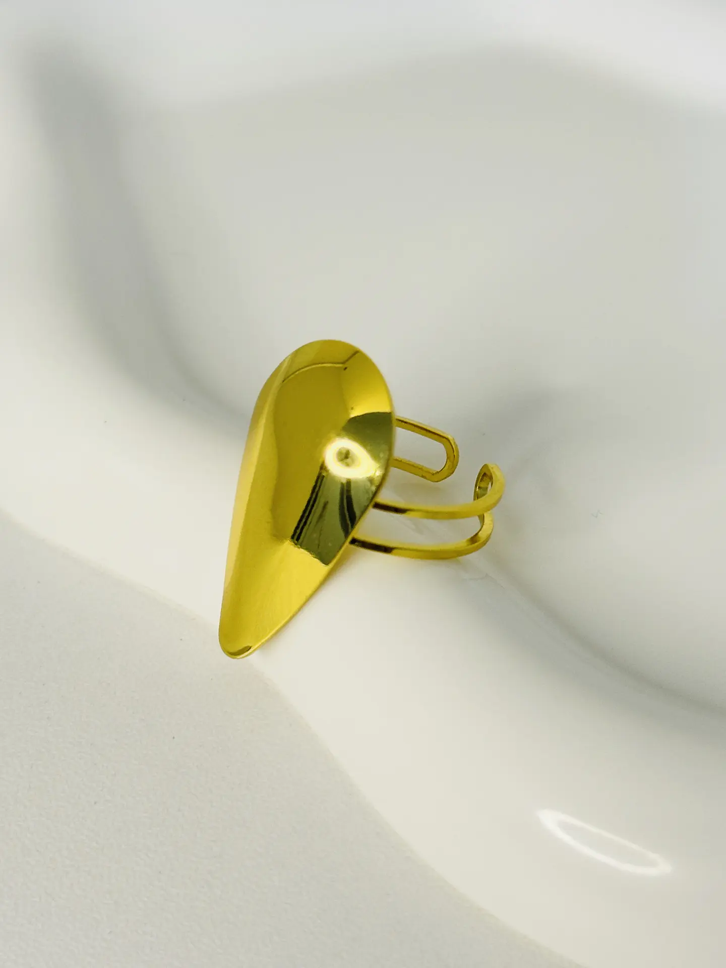 Anillo Gota en Acero Inoxidable 1