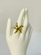 Anillo Estrella de Mar en Acero  - Miniatura 2