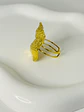 Anillo Placa Martillada en Acero  - Miniatura 3