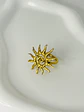 Anillo Sol Espiral en Acero - Miniatura 1