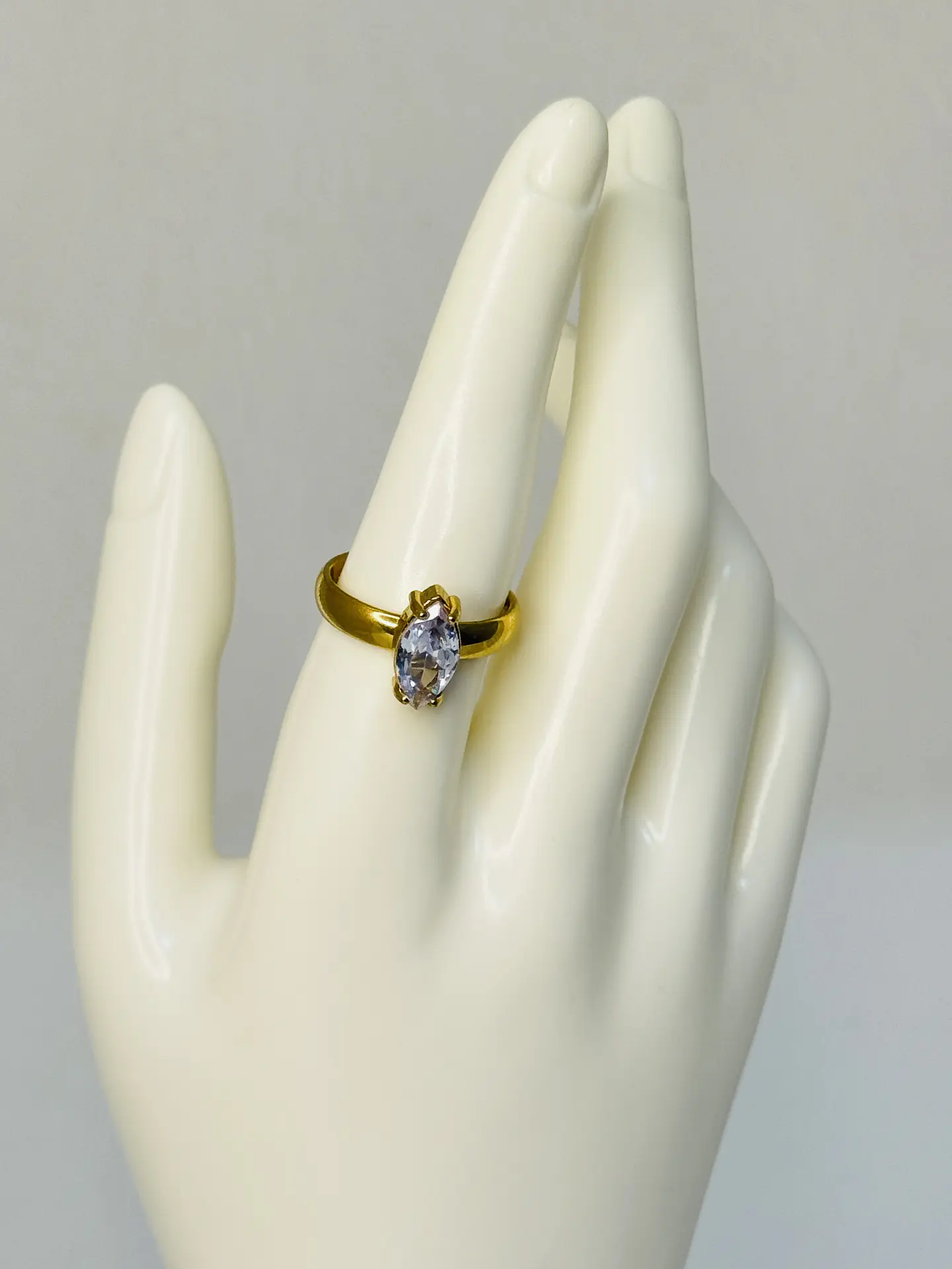 Anillo  Marquesa Cristal en Acero  3