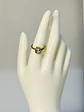 Anillo Solitario Óvalo Cristal en Acero  - Miniatura 5