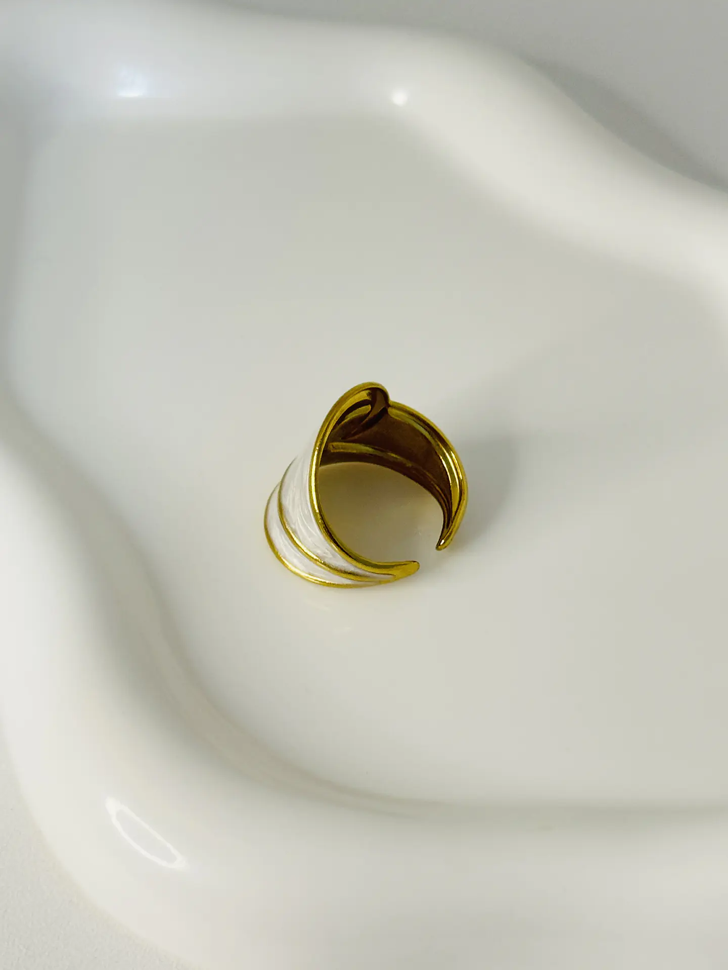 Anillo Maxi Chunky Marmoleado  2