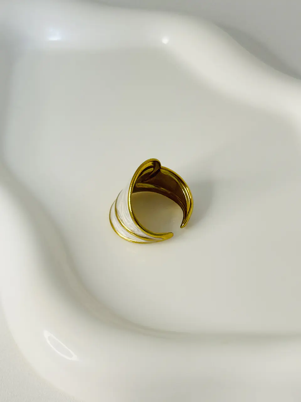 Anillo Maxi Chunky Marmoleado  2