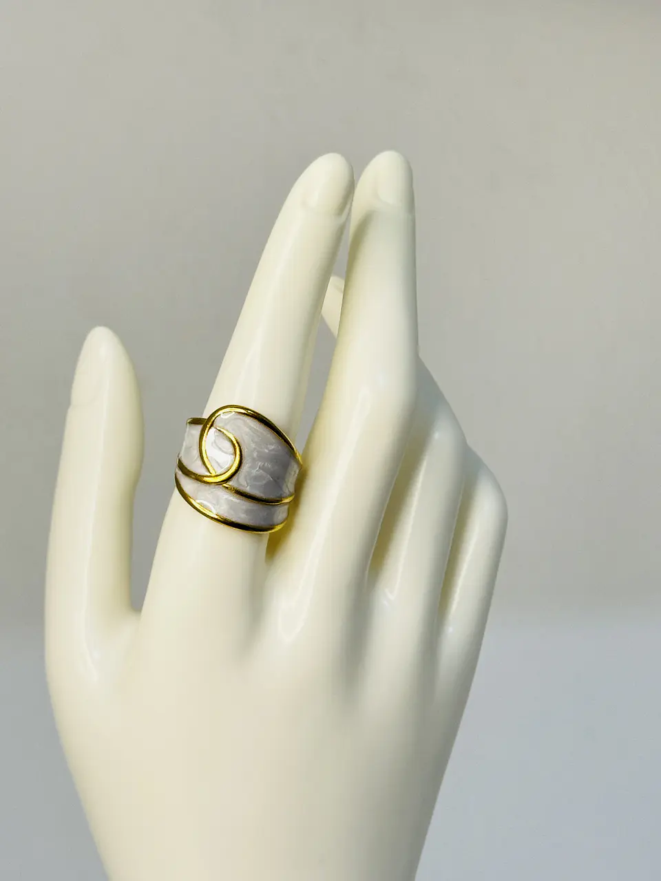 Anillo Maxi Chunky Marmoleado  5