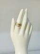 Anillo Doble Onda Perlada - Miniatura 5