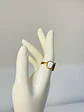 Anillo Abierto Doble Placa Perlada  - Miniatura 3