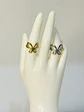Anillo Mariposa Calada en Acero  - Miniatura 4