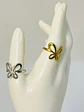 Anillo Mariposa Calada en Acero  - Miniatura 5