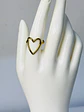 Anillo Corazón Calado en Acero  - Miniatura 3