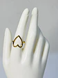 Anillo Corazón Calado en Acero  - Miniatura 4