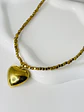 Collar Corbatín de Cuentas Corazón - Miniatura 3