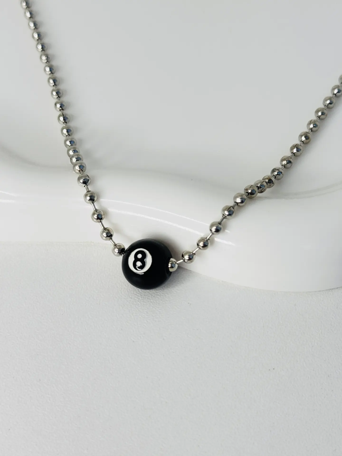 Collar Bola 8 en Acero Inoxidable 2