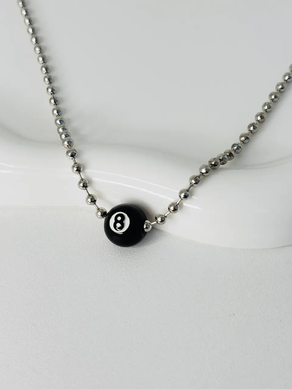 Collar Bola 8 en Acero Inoxidable 2