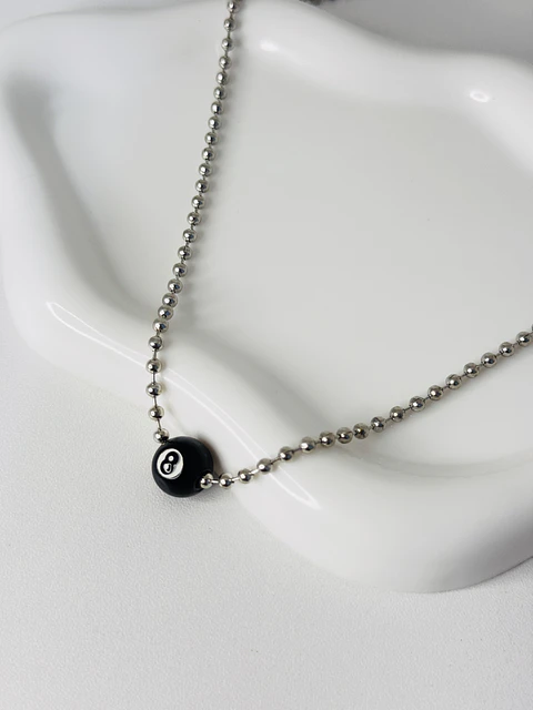 Collar Bola 8 en Acero Inoxidable
