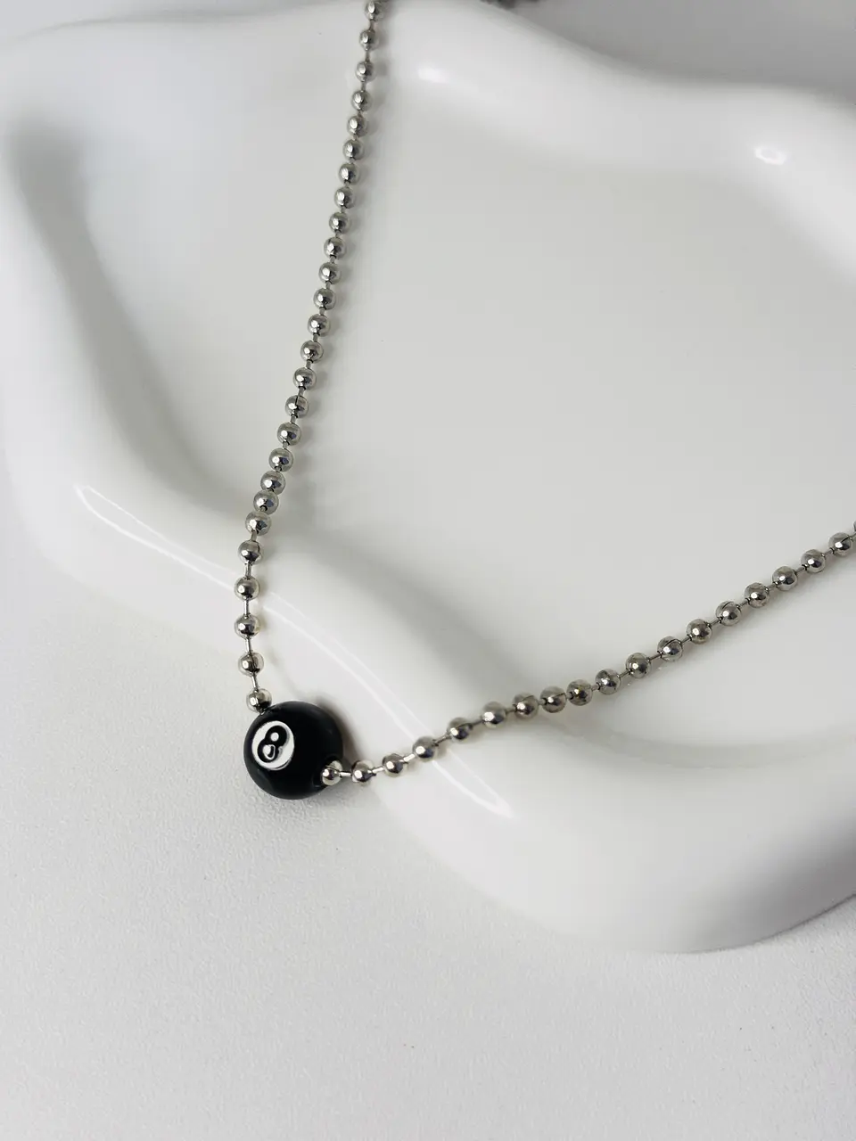 Collar Bola 8 en Acero Inoxidable 1