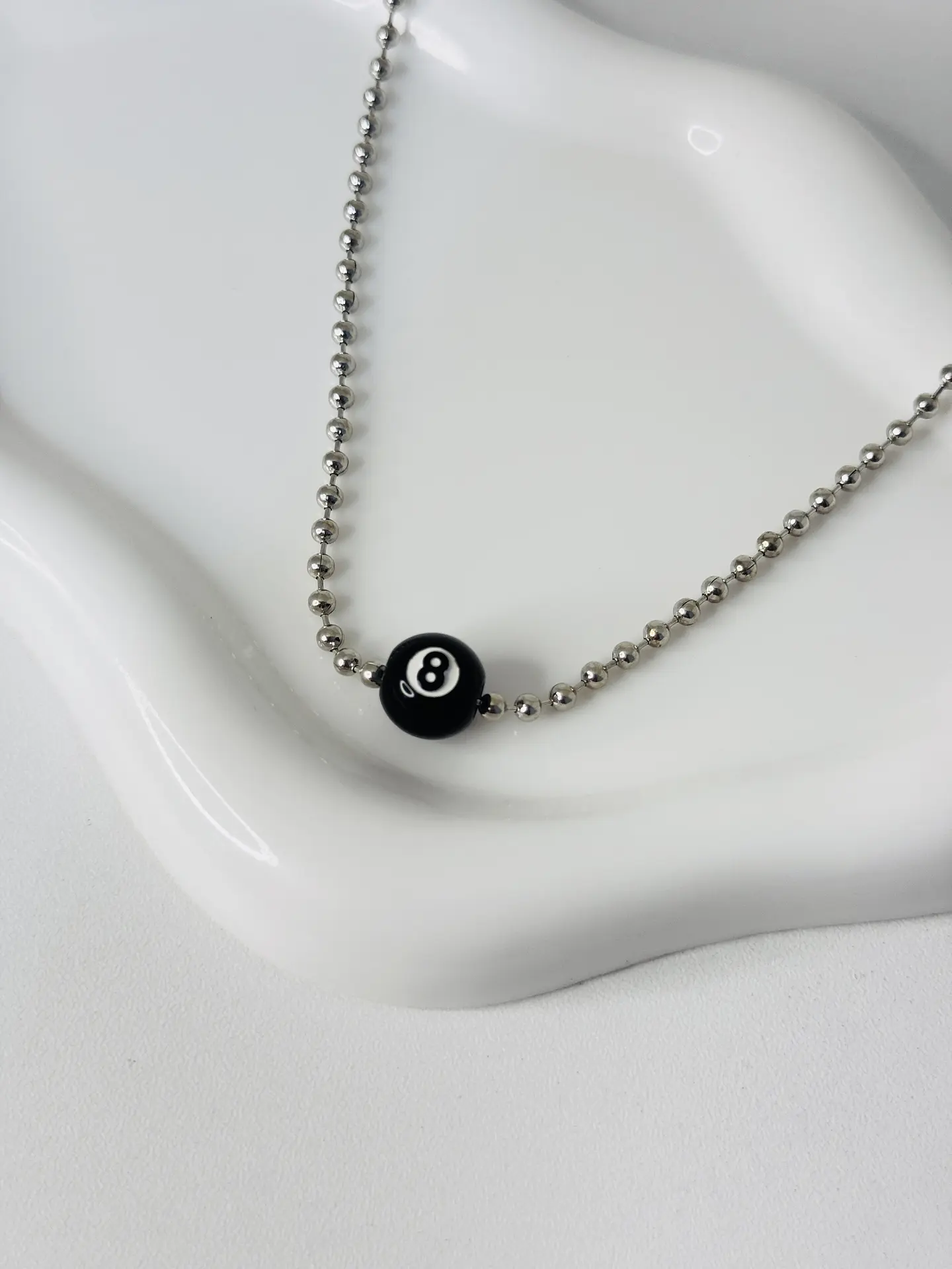 Collar Bola 8 en Acero Inoxidable 3