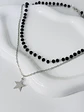 Collar Doble Capa Cristales y Estrella  - Miniatura 1