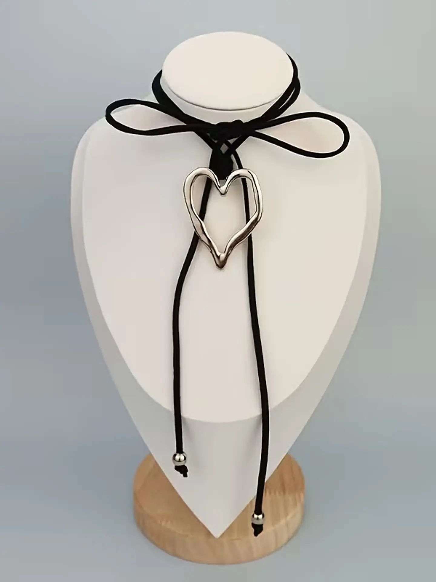 Collar Cordón Ajustable Corazón  2