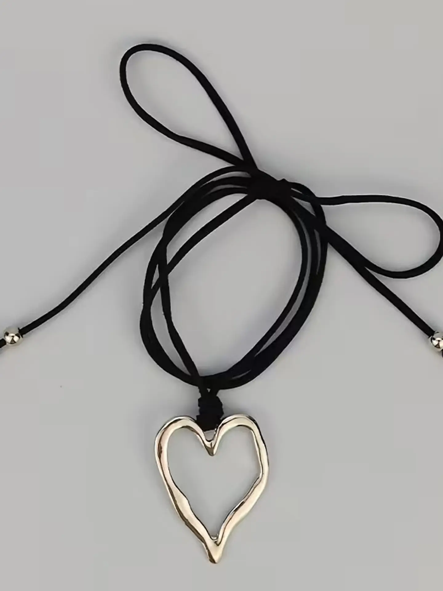 Collar Cordón Ajustable Corazón  1