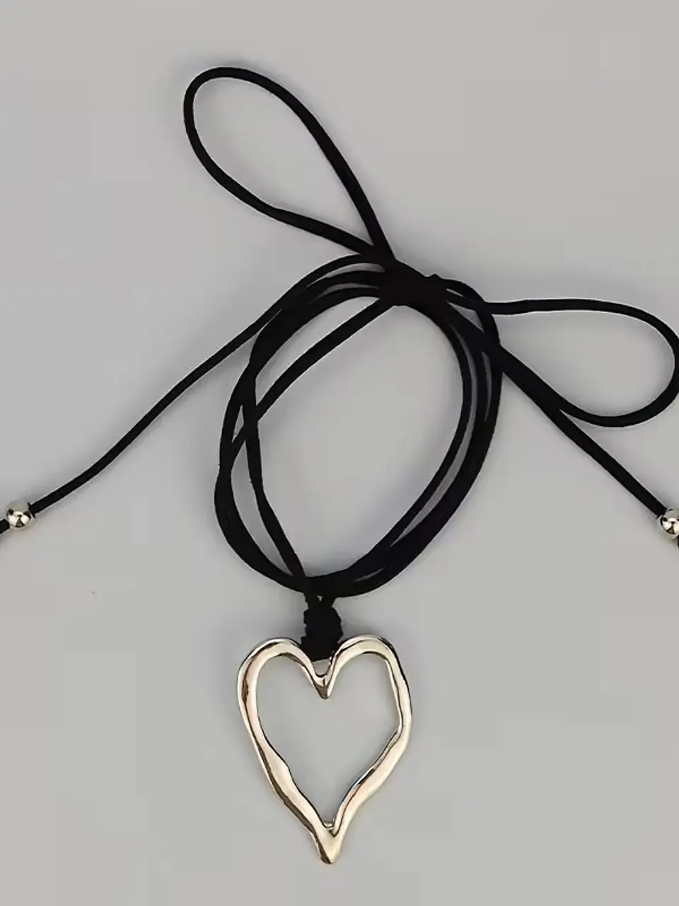 Collar Cordón Ajustable Corazón  1