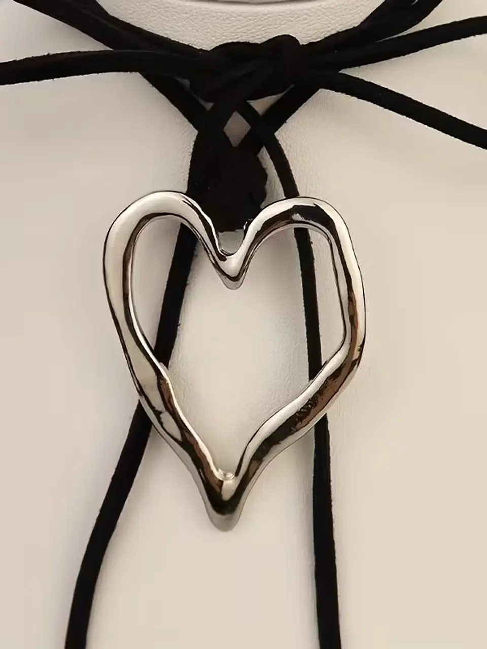 Collar Cordón Ajustable Corazón  3