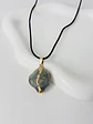 Collar Piedra Natural con Borde Dorado - Miniatura 6