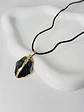 Collar Piedra Natural con Borde Dorado - Miniatura 4