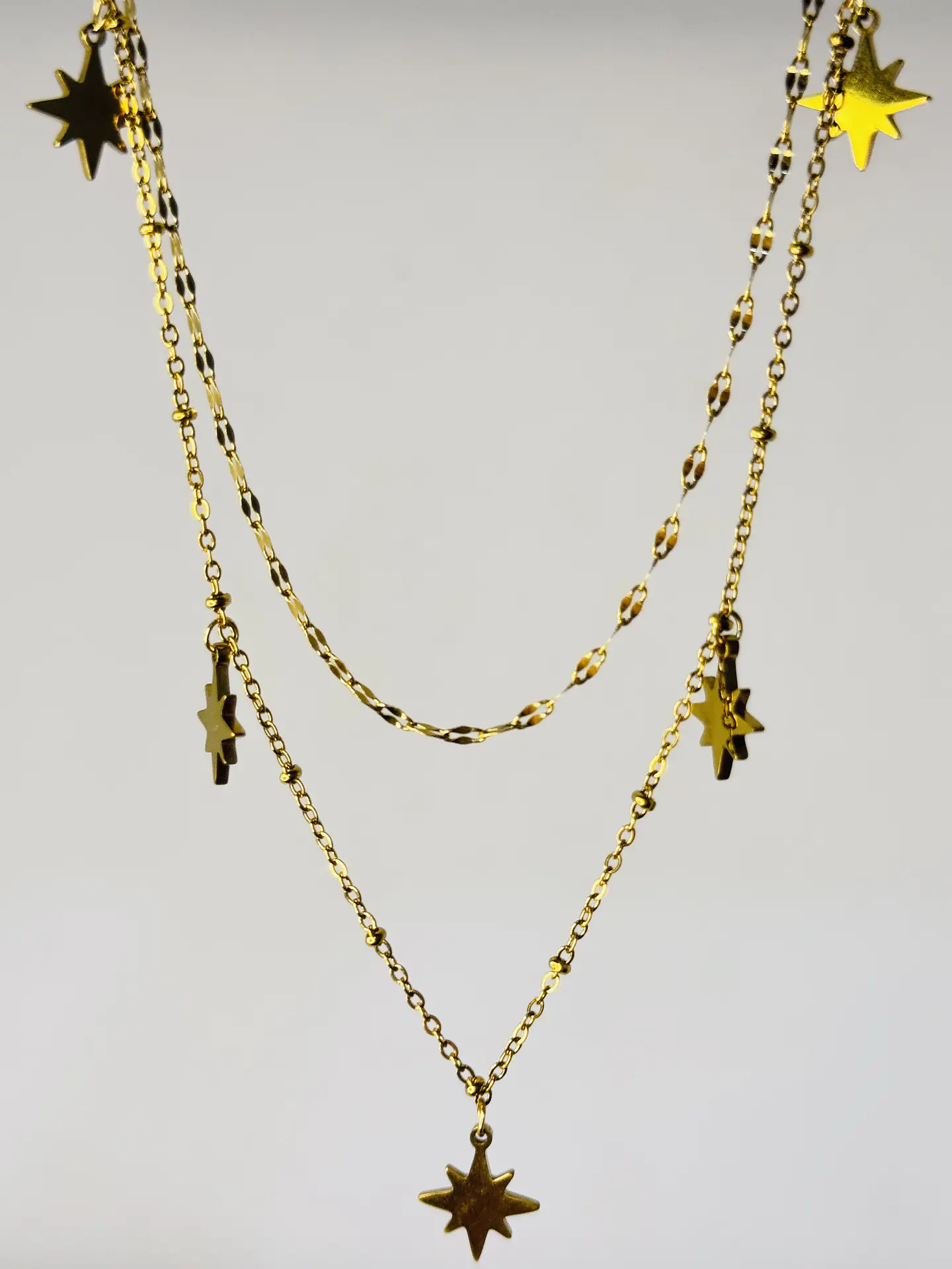 Collar Doble Capa Estrellas 1