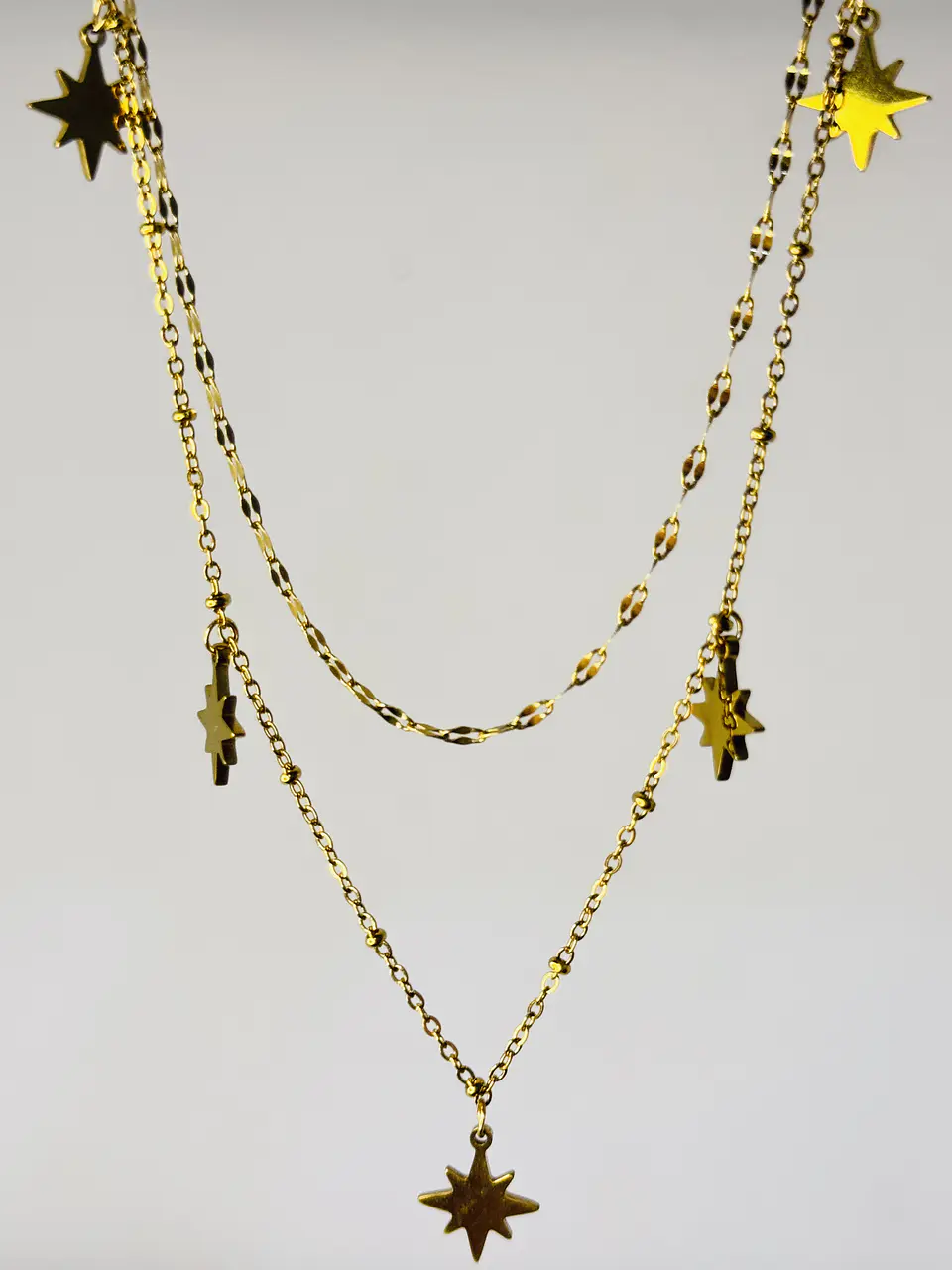 Collar Doble Capa Estrellas 1