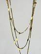 Collar Triple Capa Cruz en Acero  - Miniatura 2