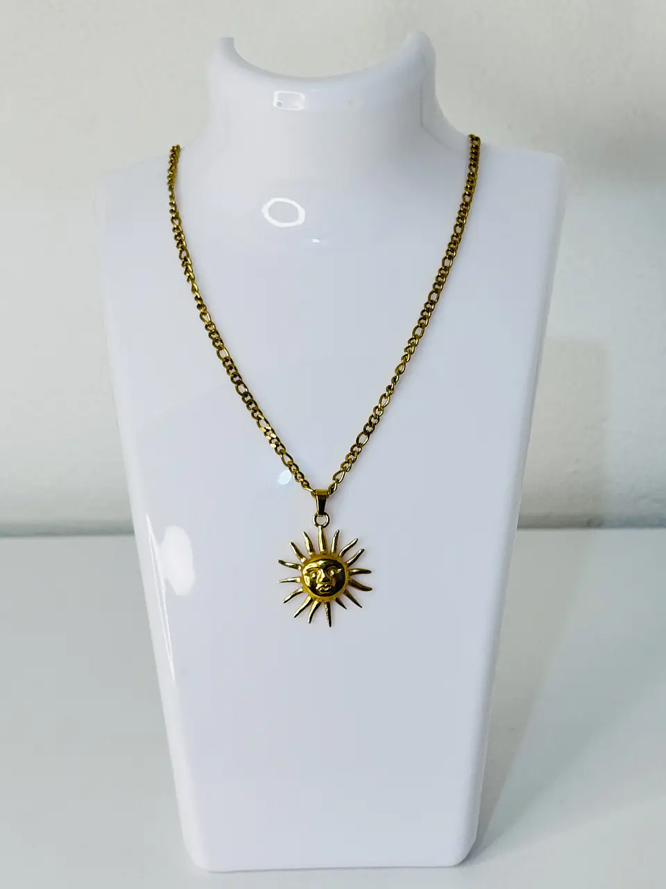 Collar Sol Místico en Acero Inoxidable 3