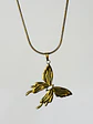 Collar Mariposa  Gold en Acero  - Miniatura 1