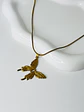 Collar Mariposa  Gold en Acero  - Miniatura 2