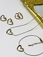 Set de Joyería Corazón Calado - Miniatura 2